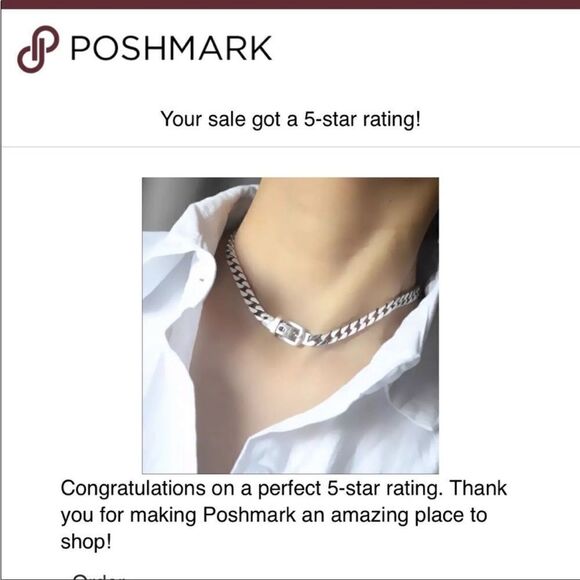 #34 Sterling Silver Buckle Closure Necklace - Picture 5 of 5